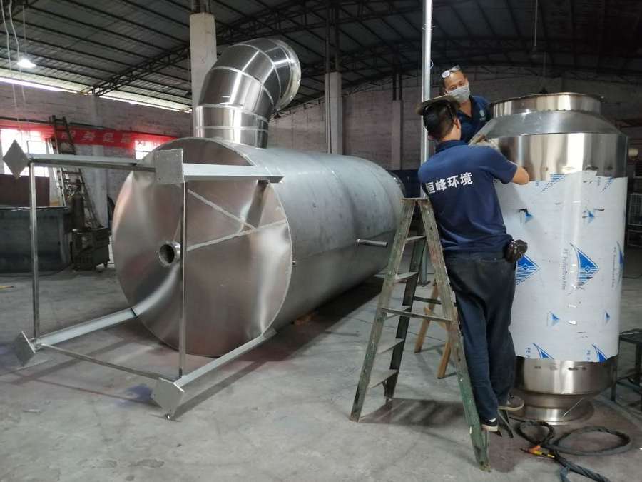 voc废气处理水喷淋塔,广东恒峰蓝环境研发厂家
